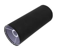 CRAFTHROU Floor Lamp Shade and Fabric Cylinder Black Replacement Easy Installation Detachable Design, Tall Modern Minimalist Lampshade Compatible E27 Bulbs for Stylish Home Lighting