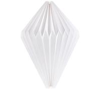 CRAFTHROU Folding Origami Lampshade White Paper Lamp Cover Paper Light Cover Hanging Lamp Shade for Home Decor and Housewarming, Simple and with Delicate Fashion Style for Home Decor and