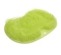 CRAFTHROU Foot Massage Brush Back and Foot Scrubber Pad with Suction Cups TPR Material that Fixes Stably the Floor, Easy to Store and Clean for Shower and Bathroom Use