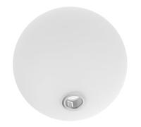 CRAFTHROU Frosted Glass Globe Lamp Shade Replacement, Round White Glass Lampshade with Elegant Vintage Design, Provides Gentle Illumination and Protects Eyes, for Living Rooms and Relaxing
