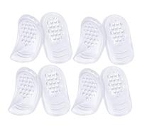 CRAFTHROU Gel Heel Pads 4 Pairs Non-Slip Adhesive Shoe Inserts Breathable Cushions for Women Sneakers Loafers Support for Dancing and Extended Wear