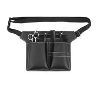 CRAFTHROU Hairdressers Belt Bag with Adjustable Leather Waist Strap, Large Capacity Scissors Pouch for Hair Stylist Tools, Prevents Accidents, Suitable for Professional Hairdressing Use