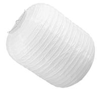 CRAFTHROU Hanging Paper Lantern Lampshade White Cylindrical Pendant Light Shade 25Cm X 35Cm Foldable Paper Shade for Ceiling and Home Decoration