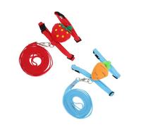 CRAFTHROU Harness Walking Leash Pet Bunny and Small Adjustable Set for Pets Sets 2 Polyester Kit with Stylish Design from Breaking Free for Rabbits