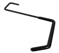 CRAFTHROU Heavy Duty S-Shaped Wall Mounted Garage Hooks in Black Iron for Stable Support and Organizing, for Workshop and Home Storage Solutions