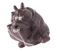 CRAFTHROU Hippo Backflow Incense Burner with Modern Abstract Design, Ceramic Material, 15cm Size, for Home Decoration and Relaxation