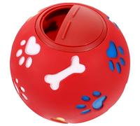 CRAFTHROU Interactive Dog Treat Ball Plastic Treat Dispensing Pet Ball for Aggressive Chewers that Stimulates Natural Instincts, for Playtime with Dogs and Cats