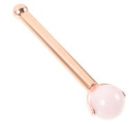 CRAFTHROU Jade Roller Face Massager with Metal Handle, Handheld round Ball Skincare Tool for Brightening Skin Tone and Easy Operation, for Facial Massage and Daily Beauty Routine