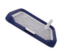 CRAFTHROU Large Capacity Plastic Dog Potty Training Tray with Anti-slide Feature and Easy to Clean Mesh Surface for Indoor Toilet Training and Pet Supply Use