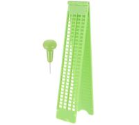 CRAFTHROU Light Green Braille Writing Tablet with Stylus for Blind Users, and 28 Cells Plastic Braille Fingerboard, Lightweight and Sturdy Disability Gadget for Visually Impaired