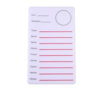CRAFTHROU Lightweight Acrylic Lash Extension Pallet with Lash Strip Holder for Professional Eyelash Grafting and Salon Use Sturdy Eyelash Extension Tray