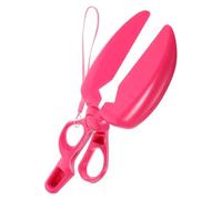 CRAFTHROU Lightweight Plastic Dog Pooper Scooper for Yard with Scissor Clamp Design, Convenient Litter Picker for Walking Your Dog, Efficient and Portable Poop Scoop Random Color