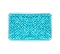 CRAFTHROU Lightweight Reusable Gel Ice Pack with Flexible Beads and Sturdy PVC Surface for Hot and Cold Therapy Portable Cold Compress Bag for Relief and Muscle