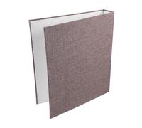 CRAFTHROU Loose Leaf Binder Cover Easy to Use Notebook Shell 3-Ring A5 with Cloth Material Size and Metal Rings Sturdy Mini Binder for Study Notes and Making Sketches for Office and School