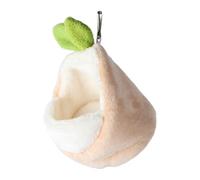 CRAFTHROU Mini Pet Warm Nest for Hamsters and Small Animals, Lightweight and Compact Handheld Hamster Nest House Made of Drip Plastic Cloth and Flannel, Cozy Sleeping Bed for Guinea Pigs