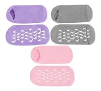 CRAFTHROU Moisturizing Foot Covers with Cotton and Elastic Fiber Material 3 Pairs Spa Socks Light and Portable Design, Soothes Skin for Women for Daily Life and Housework Use