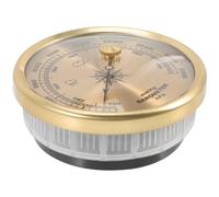 CRAFTHROU Multifunctional with Adjustable Calibration for Home Use Aneroid Barometer Wall-mounted Metal and Plastic Construction , Weather Predicting Tool Suitable for Living Rooms