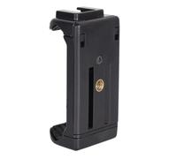 CRAFTHROU Phone Holder for Tripod with Standard 1/4 Inch Screw Hole, Sturdy Abs Material, Strong Clamping Force and V Shape Curved Clamp Design, Compatible with Phone and Tablet