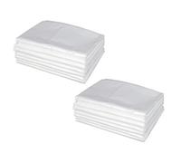 CRAFTHROU Plastic Cage Liner 100Pcs 95X70Cm Disposable Thin Film for Rabbit Hutch Guinea Pig Bedding Tray Protector for Indoor Small Pets