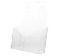 CRAFTHROU Plastic Magazine File Organizer Three Layers, Practical Flyer Stand and Stable Storage, Smooth Surface Brochure Holder for Home and Office Use