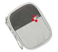 CRAFTHROU Portable Household First Aid Bag with Oxford Cloth Material, Handy Storage Organizer Pouch for Travelling and Camping Supplies, Compact Medicine Pouch for Outdoor and Home Use