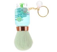 CRAFTHROU Portable Travel Blush Brush with Tank Shape Design, Lightweight Plastic and Fiber Makeup Tool for Versatile Powder and Blush Application at Home the Go