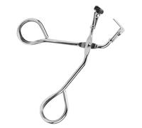 CRAFTHROU Practical Eyelash Curling Tool Stainless Steel Silver Curved Design Lightweight and Portable Individual Lash Curler Keeps Shape Day or Night Convenient to Carry