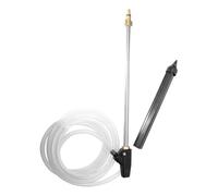 CRAFTHROU Professional Sandblaster Sand Kit with Strong Wear Resistance and Long Life, Black Plastic and Stainless Steel Sandblasting Washer Nozzle for High Pressure Washers, for Rust