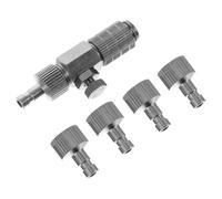 CRAFTHROU Quick Release Hose Connector for Airbrush with 1/8 Inch Thread Connection, Metal Airbrush Adapter Featuring Easy to Install and Detach Design, Suitable for Body Painting and Cake