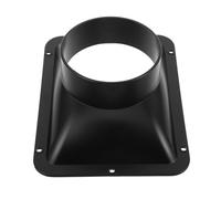 CRAFTHROU Range Hood Ventilation Interface Bottom Flanged Air Duct Connector Adapter DIY Cooker Hood Exhaust Accessory for Kitchen Installation