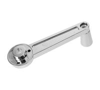 CRAFTHROU Replaceable Umbrella Silver Sleek Modern Design Rotary Handle Sturdy Iron and Plastic Construction with Adjustable Angle and Shade Protection for Outdoor and Patio Use