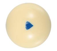 CRAFTHROU Resin Six-point Cue Ball for Billiard Training with Enhanced Accuracy and Unique Design, round White Pool Driving Ball Training Device Suitable for Professional Play and Practice