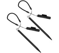 CRAFTHROU Resistive Stylus Pen Aluminium and Copper Material 2pcs with Lanyard and Clip for Compatible with Order Machine and Industrial Devices for Everyday Tasks