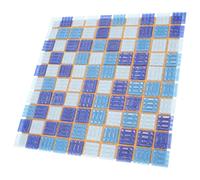 CRAFTHROU Self-Adhesive PVC Pool Tile Stickers Unique Pattern Design, Easy to Use and Splice, for Bathroom and Balcony Wall Decoration, Waterproof Mosaic Tiles for Swimming Pool and Fish