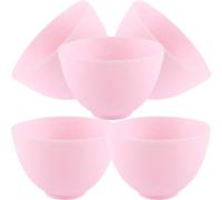 CRAFTHROU Silicone Mixing Bowls Facial Spa Containers for Women 5pcs Multi-functional and Easy to Clean for Home Use and Camping