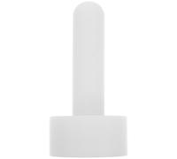 CRAFTHROU Silicone Tart Tamper with White Pastry Dough Press Tool, 6Cm Round Pie Mold for Mini Egg Tarts and Cheese Cakes in Home Baking