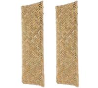 CRAFTHROU Small Woven Storage Basket Handwoven Decorative Storage Bin Natural Seagrass Material Portable Desktop Organizer with Breathable Design for Home Office Use