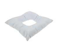 CRAFTHROU Spa Massage Face Pillow U-Shaped Cotton Headrest for Salon Massage Bed, Blue Face-Down Cushion for Beauty Treatment Spa Table