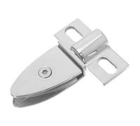 CRAFTHROU Stainless Steel Glass Door Pivot Hinge with Silent Rotation and Enhanced Security, Top and Bottom Glass Clamp Hinges for Bathroom Renovation and Compact Bathrooms