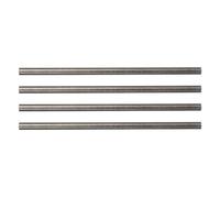 CRAFTHROU Sturdy Copper Material 4pcs 6mm X 100mm Solid Brass Round Rods with Precision Craftsmanship for Knife Handle Pins for Professional Kitchens and Knife Making DIY