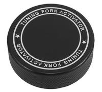 CRAFTHROU Tuning Fork Activator for Vibrational Therapy Sound Therapy Accessories Rubber Puck Harmonic Sound Fork Tool for Healing and Musical Instrument Maintenance