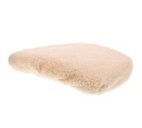 CRAFTHROU Universal Beige Plush Knee Scooter Pad Cover with Shock-Absorption, Reusable Cushion for Adult Knee Walkers, Providing Comfort and Protection During Mobility