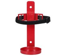 CRAFTHROU Universal Fire Extinguisher Holder and Wall Mount Design with Adjustable Straps Sturdy Iron and Polyester Fire Extinguisher Brackets and Wall Rack for Commercial Use