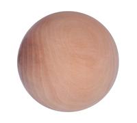 CRAFTHROU Unpainted Wood Balls for DIY Projects, Solid Wooden Sphere Balls Smooth Surface, Pre-Polished Craft Accessories Suitable for Architectural Works and Wood Crafts