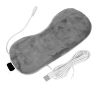 CRAFTHROU USB Heated Eye Mask with Steam Hot Compress and Skin-Friendly Polyester Material, Adjustable Sleep Blindfold with USB Cable for Comfortable Relaxation and Eye Fatigue Relief