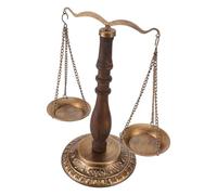 CRAFTHROU Vintage Iron Libra Scale Ornament for Office Desk Decor