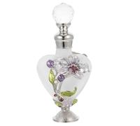 CRAFTHROU Vintage Style 10ml Glass Essential Oil Bottle Multi-purpose Delicate Refillable Container with 7ml Capacity, for Desktop Decoration and Travel Use