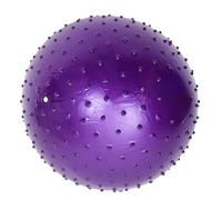 CRAFTHROU Yoga Ball Small Purple Pvc Exercise Ball for Pregnancy and Labour with Support and Stability, Massage Effect for Relaxation and Home Use by Pregnant Women