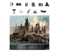 CRAFTHUB Harry Potter Wooden Jigsaw Puzzles for Adults - Hogwarts Castle Theme - A3 Size with 158 Unique Pieces - Official Licensing Partner - 32cm x 27cm