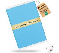 Craftido 100% Cotton Fabric by The Metre 112cm Wide x 280cm Extra Long -Medium Weight 145g- for Quilting, Sewing, Dressmaking, Bedding, Lining, Arts & Crafts - Ocean Mist